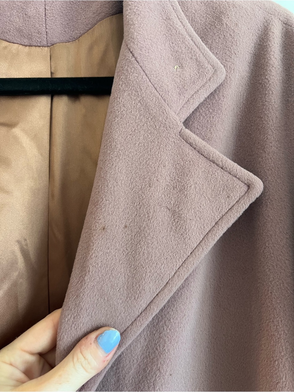 Dusty Rose Trench Coat - Picture 5 of 5